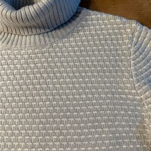 J Crew sweater. Size M. Gray with white stitching.